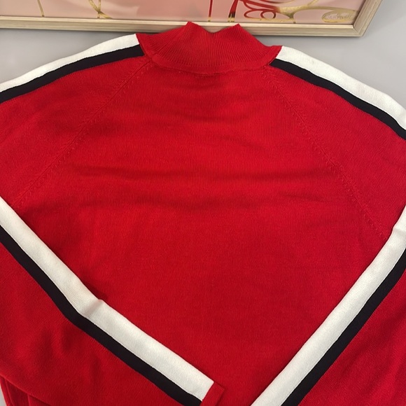 turtle neck red with stripes - Picture 6 of 6
